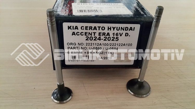 ACCENT-SUBAP (TAKIM) DİZEL 1,5CC 06-12 / BLUE 1,6CC / CEED 1,6 / I30 1,6CC ACCENT-SUBAP (TAKIM) DİZEL 1,5CC 06-12 / BLUE 1,6CC / CEED 1,6 / I30 1,6CC