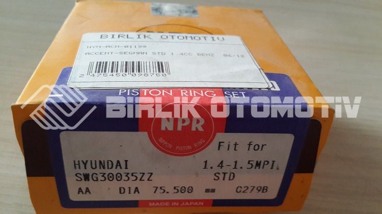 ACCENT-SEGMAN STD 1,4CC BENZ. 06-12 ACCENT-SEGMAN STD 1,4CC BENZ. 06-12