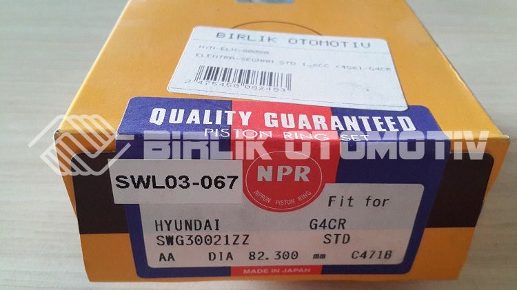 ELANTRA-SEGMAN STD 1,6CC (4G61/G4CR) 90-94 ELANTRA-SEGMAN STD 1,6CC (4G61/G4CR) 90-94