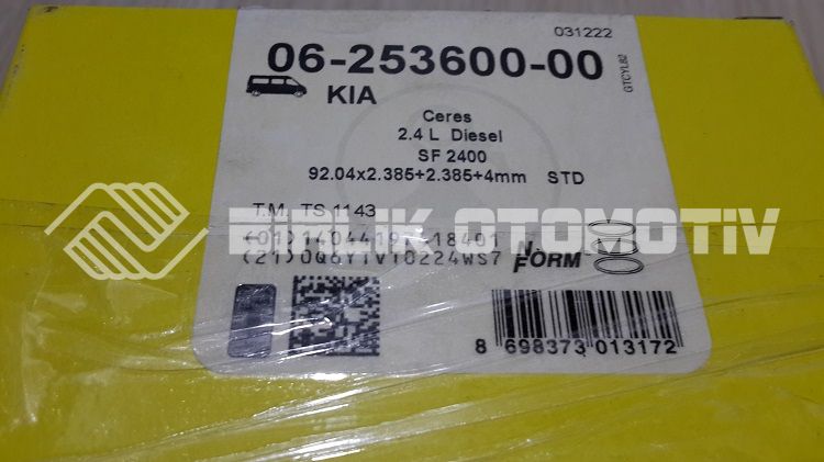 CERES-SEGMAN STD 2,4CC 90-00 (ADET) CERES-SEGMAN STD 2,4CC 90-00 (ADET)