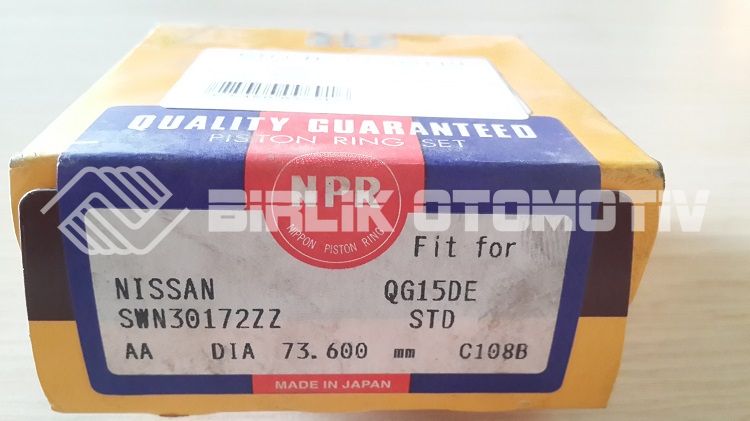 ALMERA-SEGMAN STD 1,5CC (QG15) 00-06 ALMERA-SEGMAN STD 1,5CC (QG15) 00-06