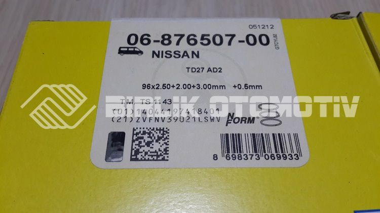 PICK-UP D22-SEGMAN 0,50 2,7CC 98-02 (ADET) PICK-UP D22-SEGMAN 0,50 2,7CC 98-02 (ADET)