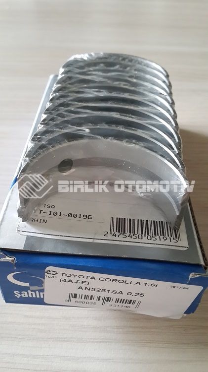 COROLLA AE101-ANA YATAK 0,25 1,6CC 93-98 / AE92 88-92 / AE111 99-00 COROLLA AE101-ANA YATAK 0,25 1,6CC 93-98 / AE92 88-92 / AE111 99-00