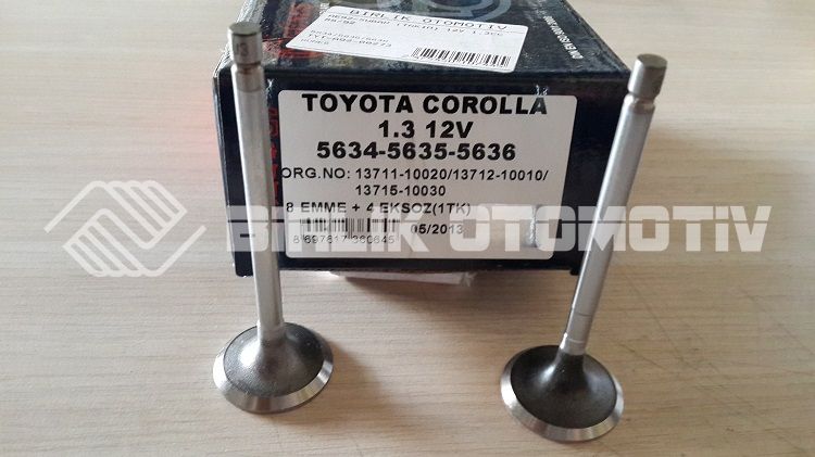 COROLLA AE92-SUBAP (TAKIM) 12V 1,3CC 88-92 COROLLA AE92-SUBAP (TAKIM) 12V 1,3CC 88-92