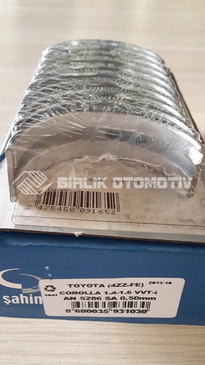 COROLLA ZZ111-ANA YATAK VVTI 0,50 00-02 / ZZ121 02-06 COROLLA ZZ111-ANA YATAK VVTI 0,50 00-02 / ZZ121 02-06