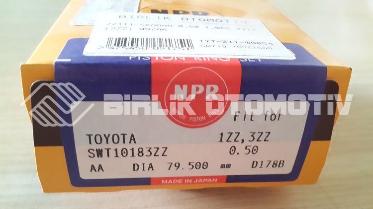 COROLLA ZZ111-SEGMAN 0,50 1,6CC VVTI 99-06 COROLLA ZZ111-SEGMAN 0,50 1,6CC VVTI 99-06